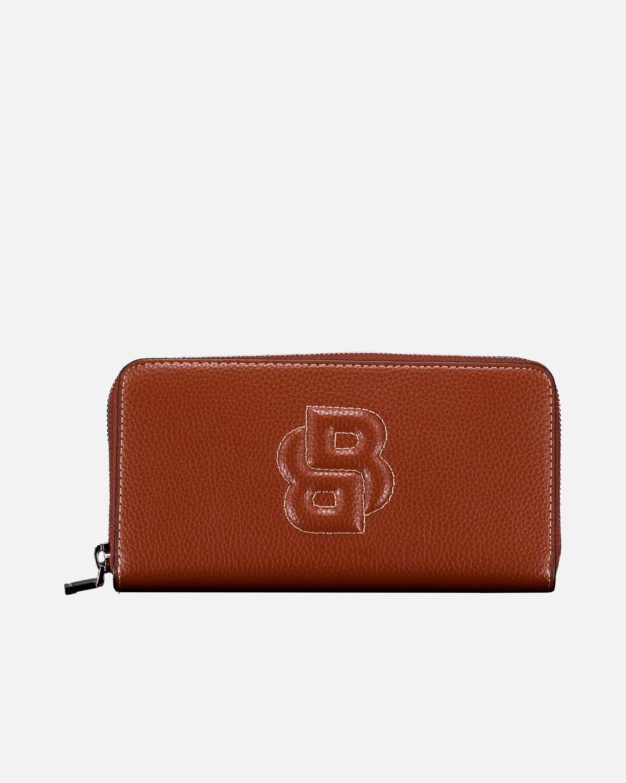 Portemonnaie für Weiblich Hugo Boss Geldbörse Anett Ziparound Medium Brown