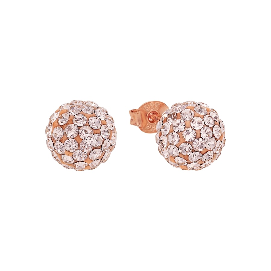 amor Ohrstecker Roségold Weiss Damen