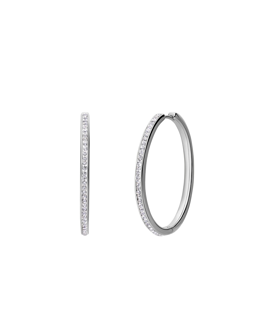 Lucardi Ohrringe Silber - 4.0mm Damen