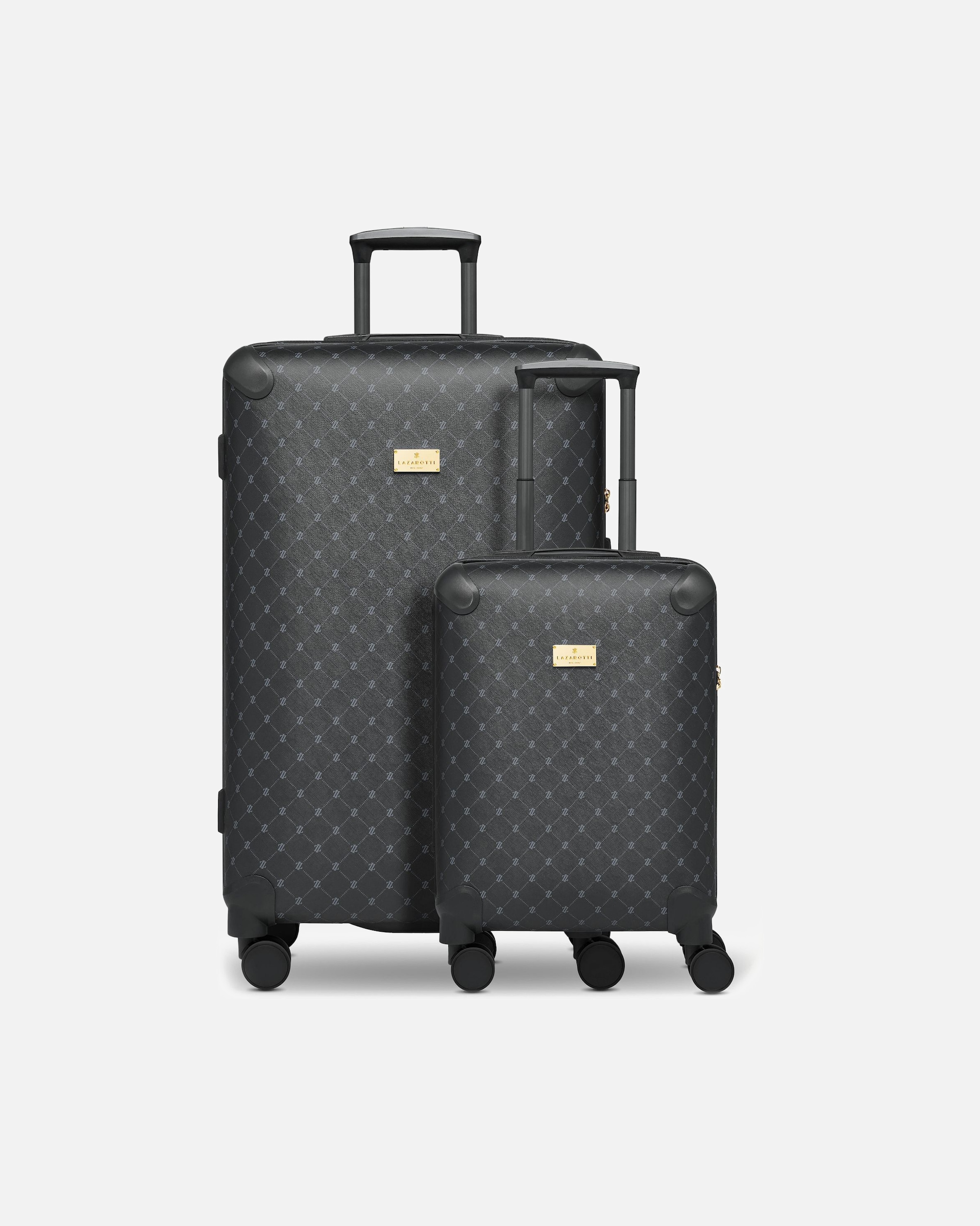 Koffer für Männlich Lazarotti Palermo 4 Rollen Kofferset 2-teilig black 1
