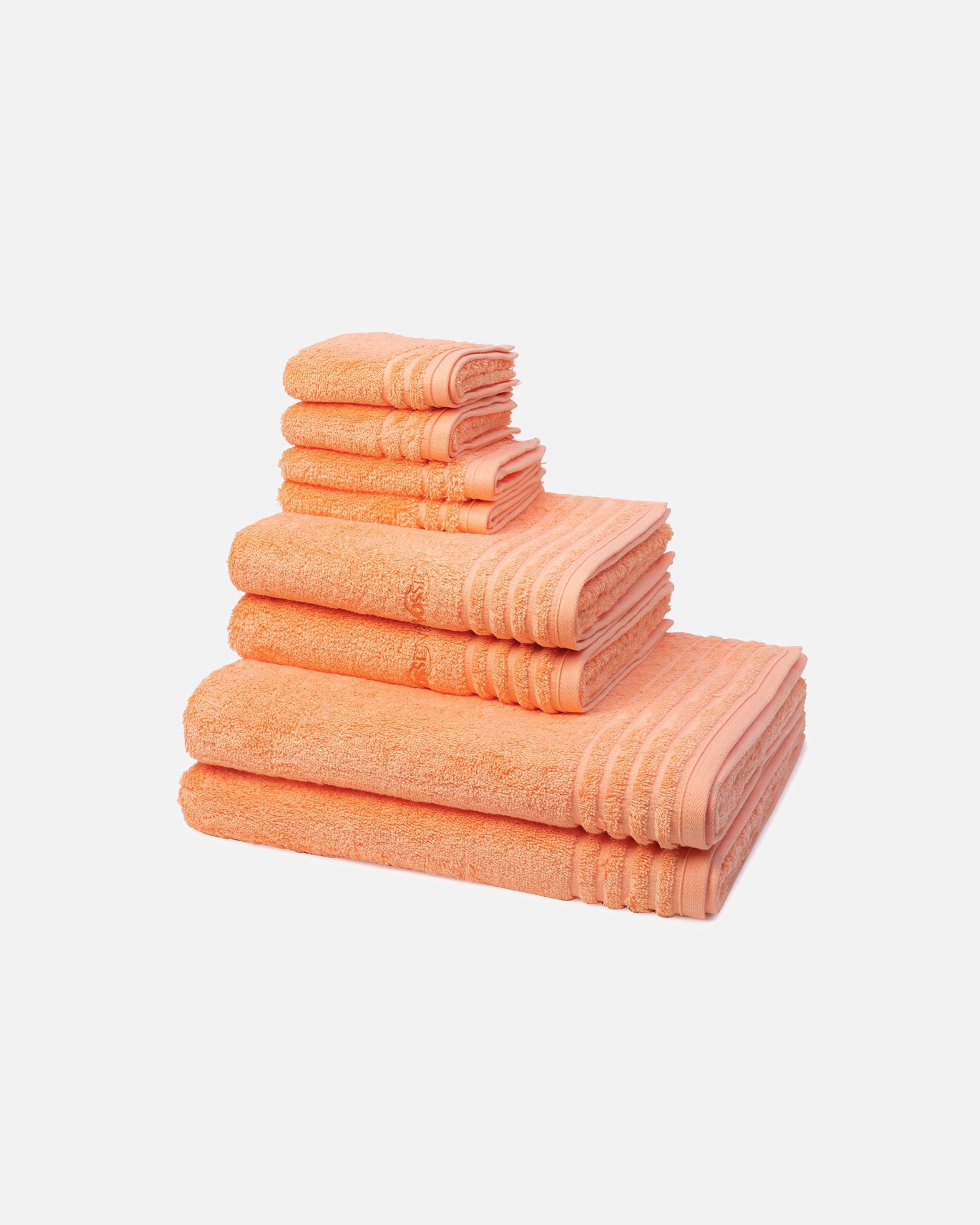 Handtuch für Unisex Vossen Vienna Supersoft 8-teiliges Handtuch-Set Apricot