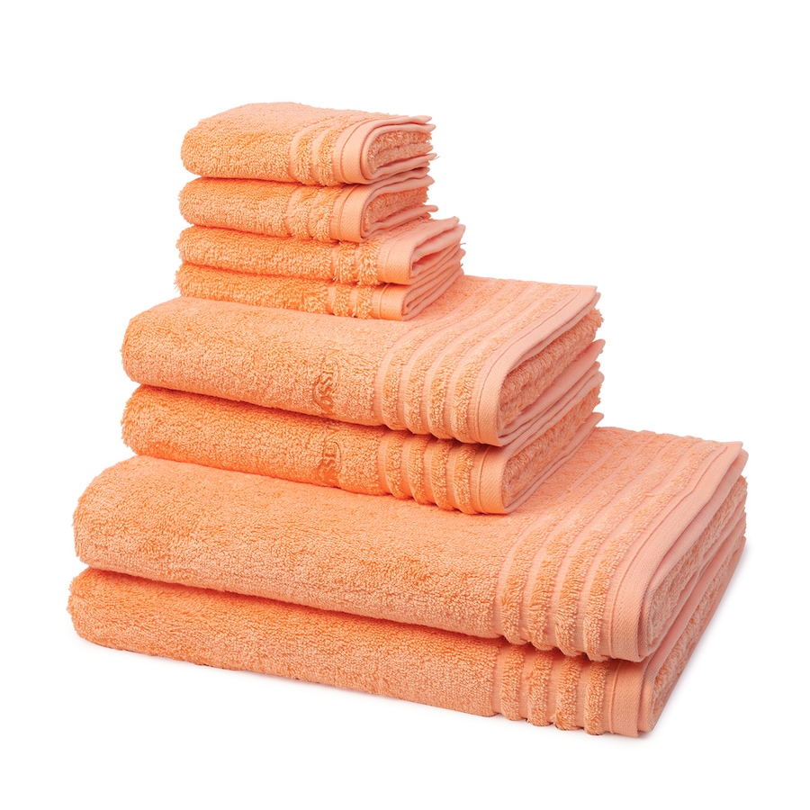 Vossen Vienna Supersoft 8-teiliges Handtuch-Set Apricot Coral