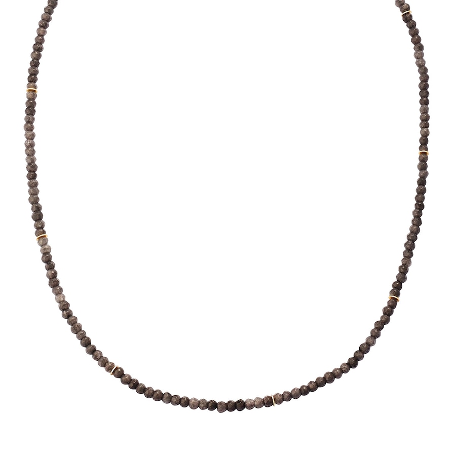 Glanzstücke München Halskette aus Sterling Silber in gelbgold mit Chalcedon 40,0 cm Basiskette + 5,0 Verlängerung Damen