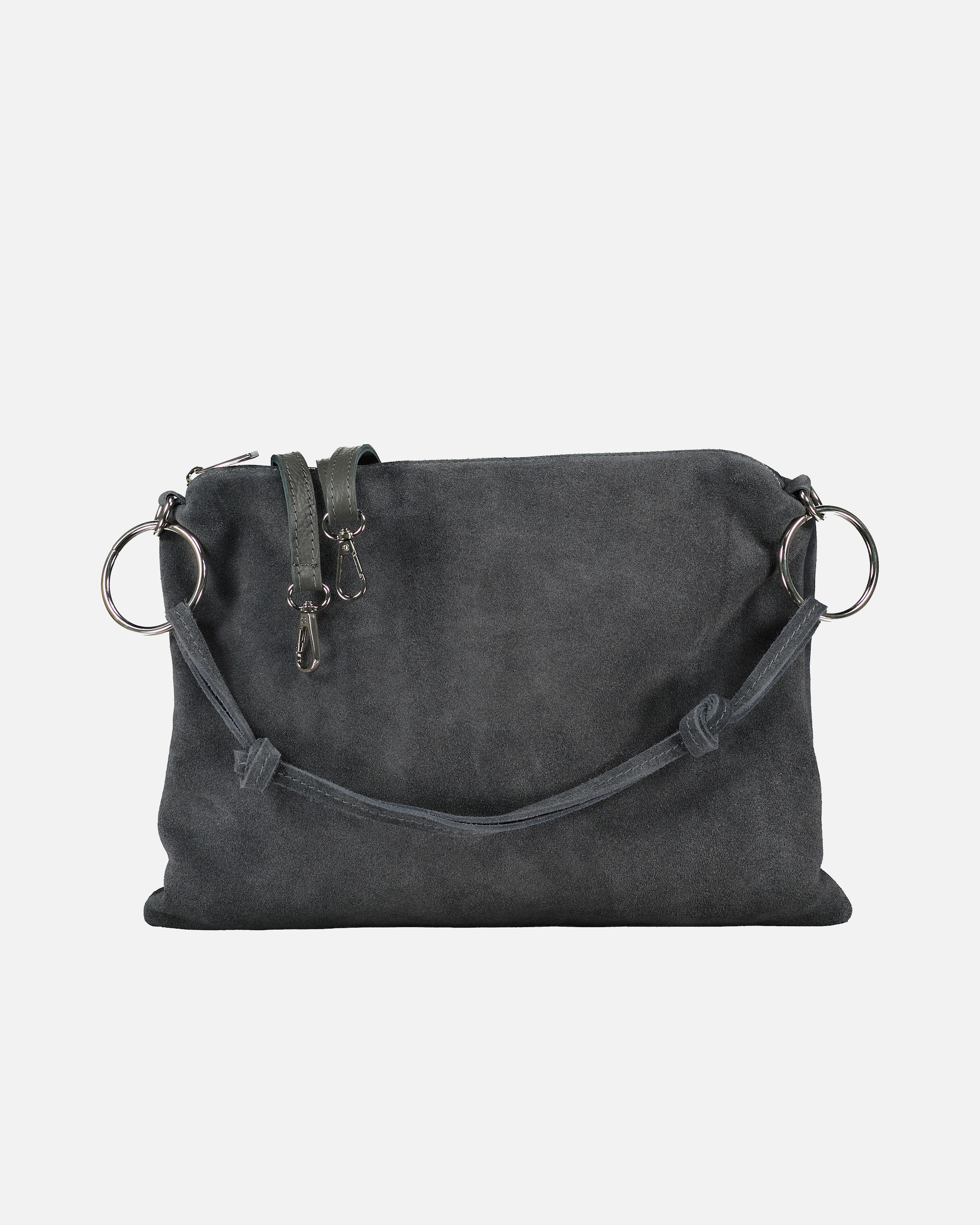 Umhängetasche für Weiblich Hausfelder Manufaktur Umhängetasche Velours Anthra