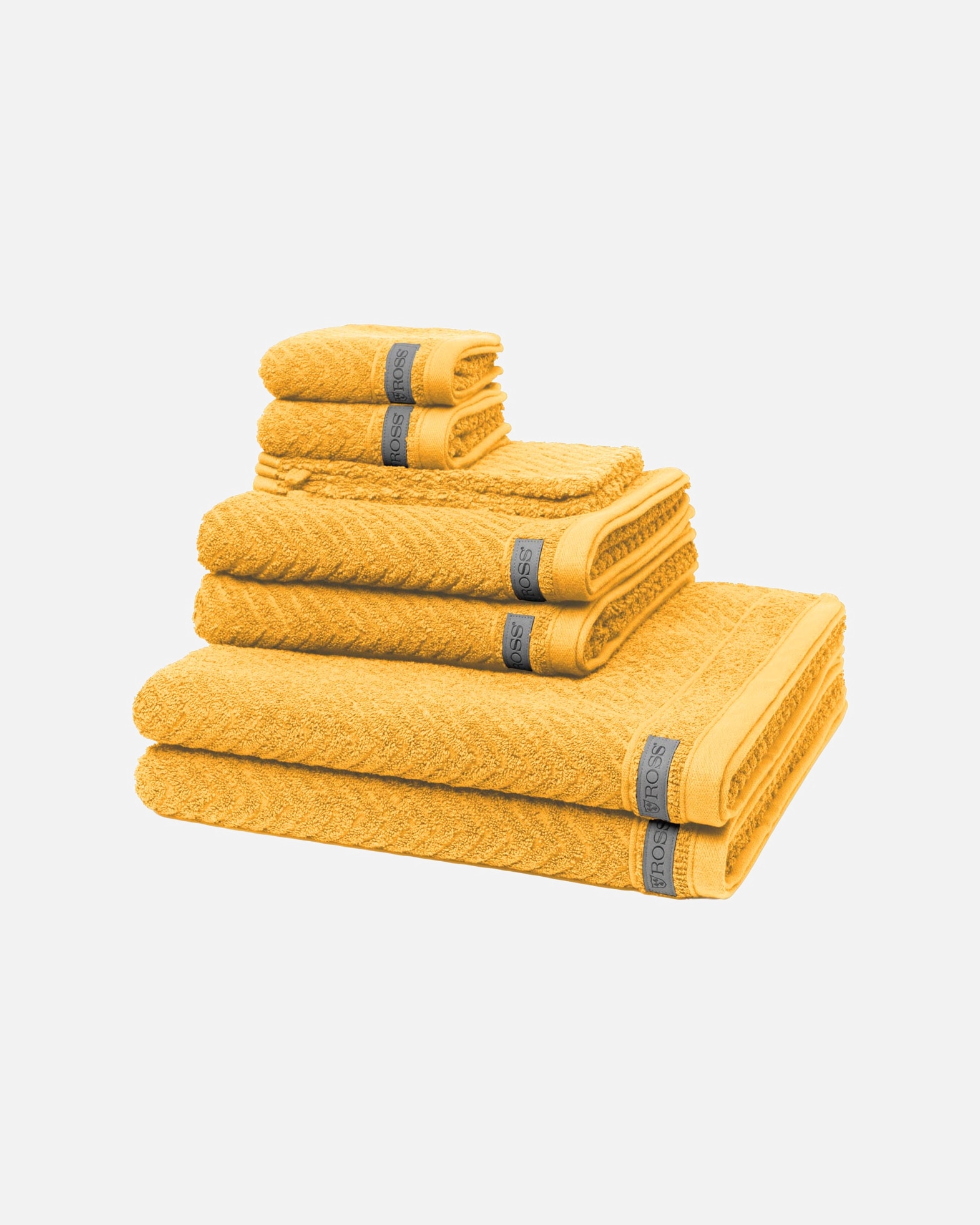 Handtuch für Unisex ROSS Smart 8-teilig Handtuch-Set Aprikose