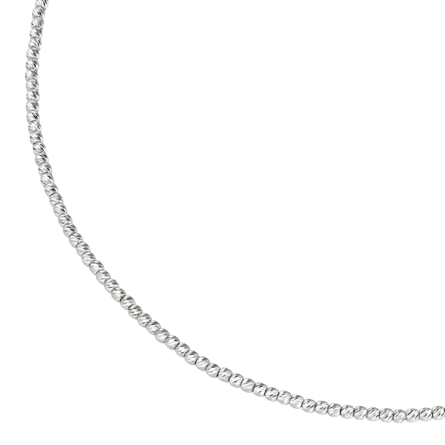 Smart Jewel Collier mit facettierten Kugeln, Silber 925 Damen