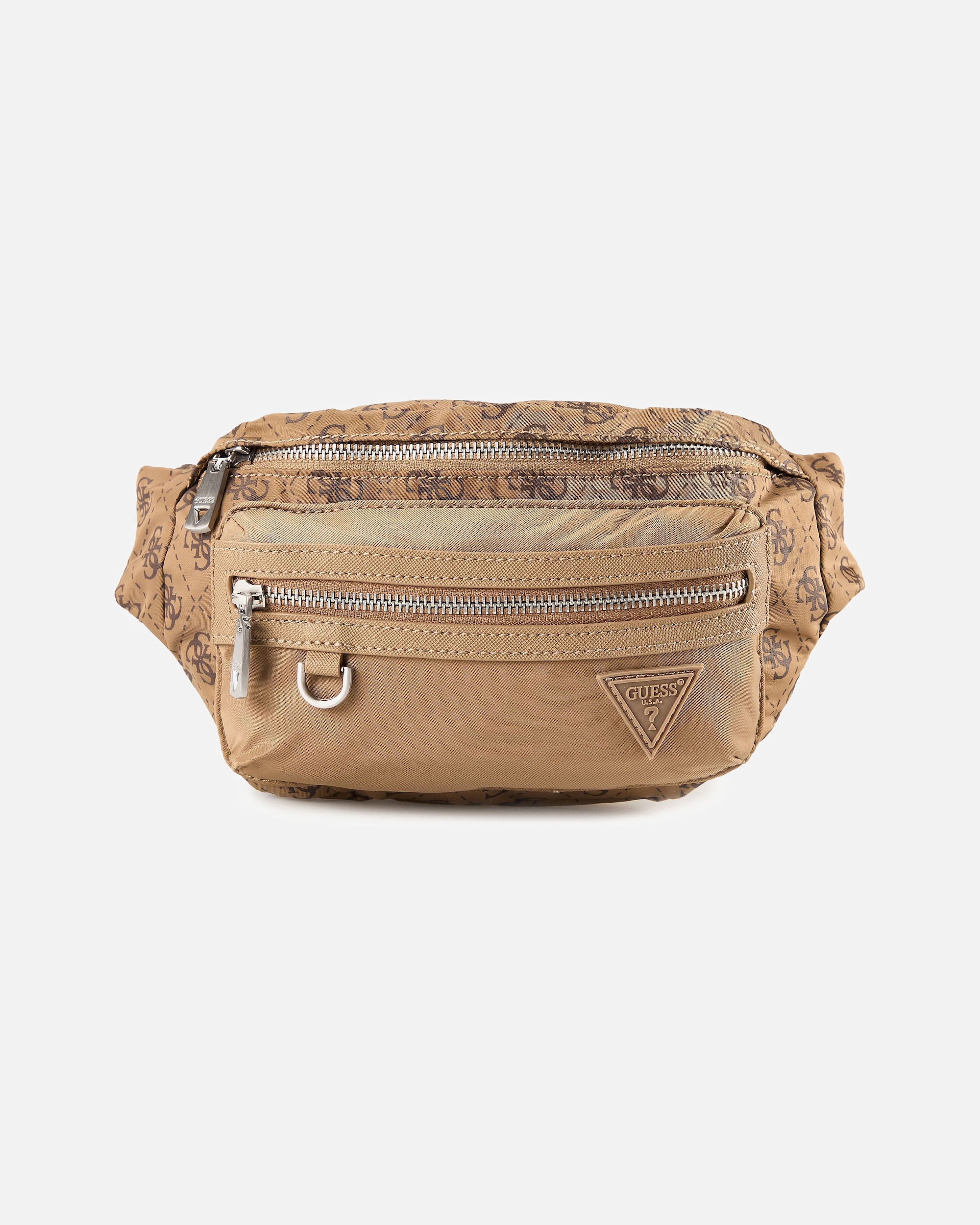 Bauchtasche für Weiblich Guess Berlin Gürteltasche beige-brown