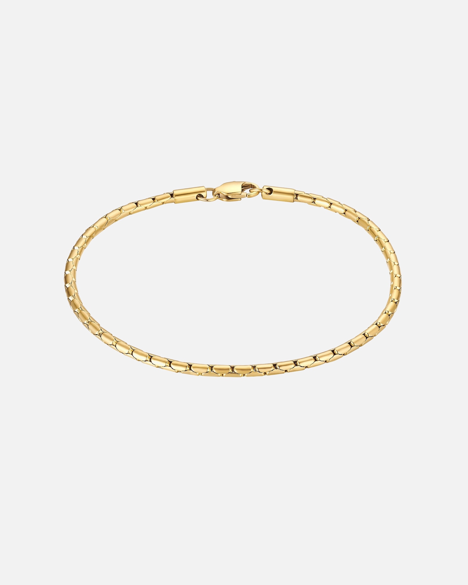 Armband für Männlich True Rebels Armband aus Edelstahl in gelbgold 21 cm