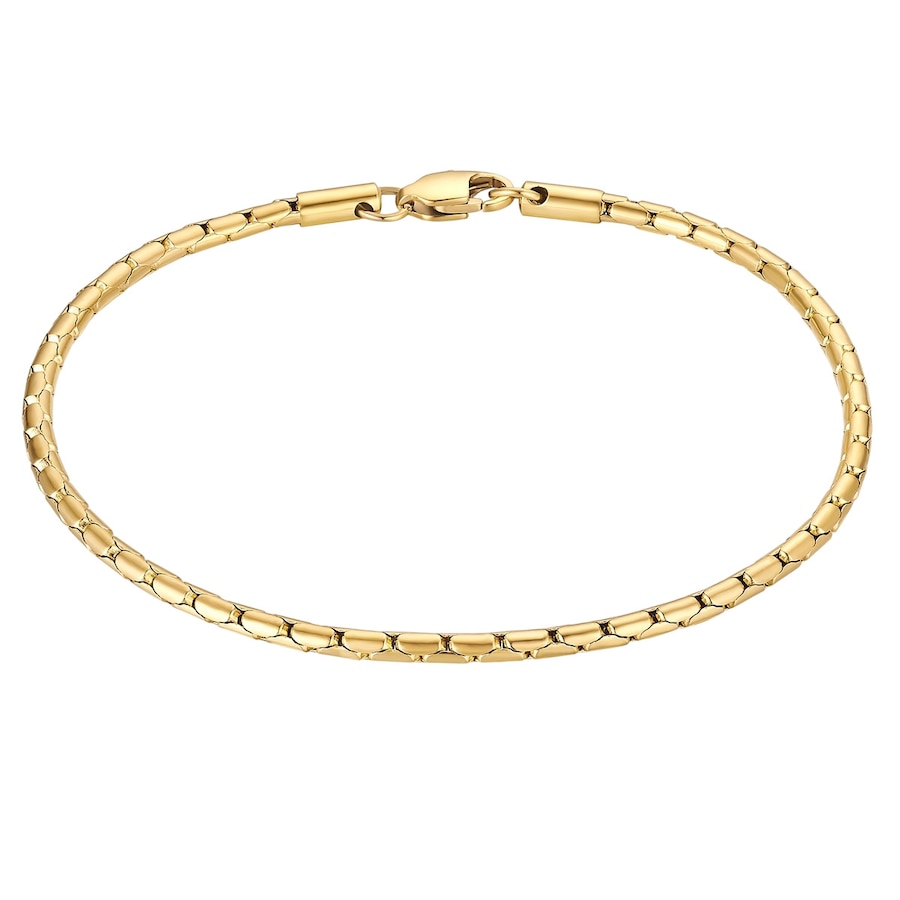 True Rebels Armband aus Edelstahl in gelbgold 21 cm Herren
