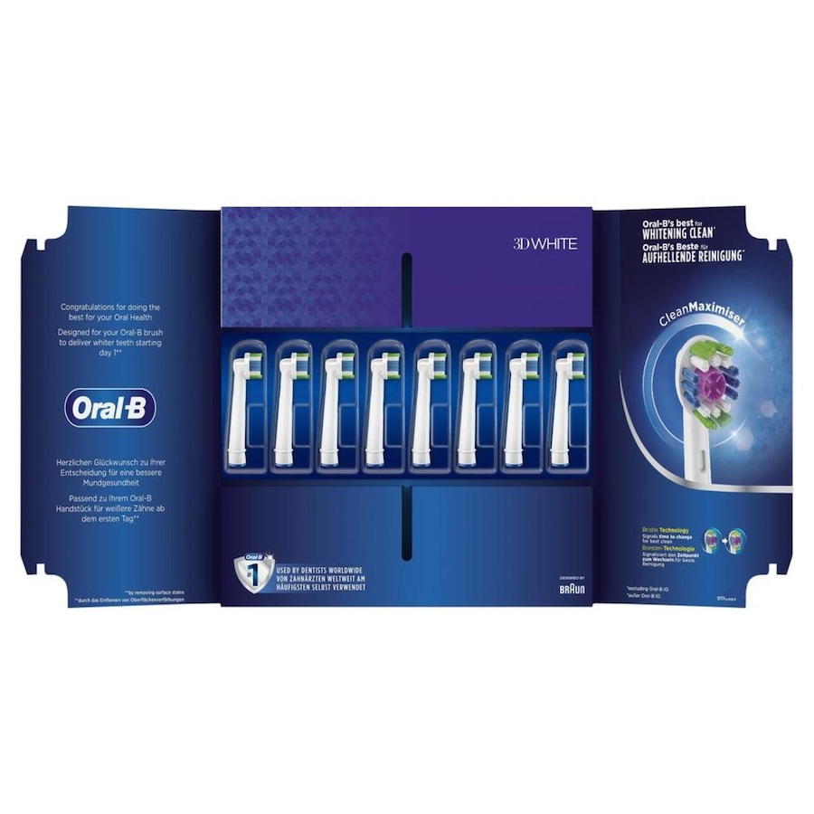 Oral-B 3D White CleanMaximizer in Weiß 1x8St.