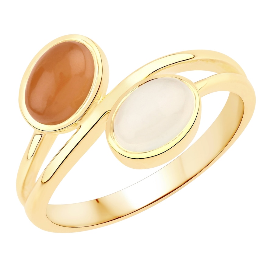 Rafaela Donata Ring Sterling Silber Mondstein in Gelbgold 54 Damen
