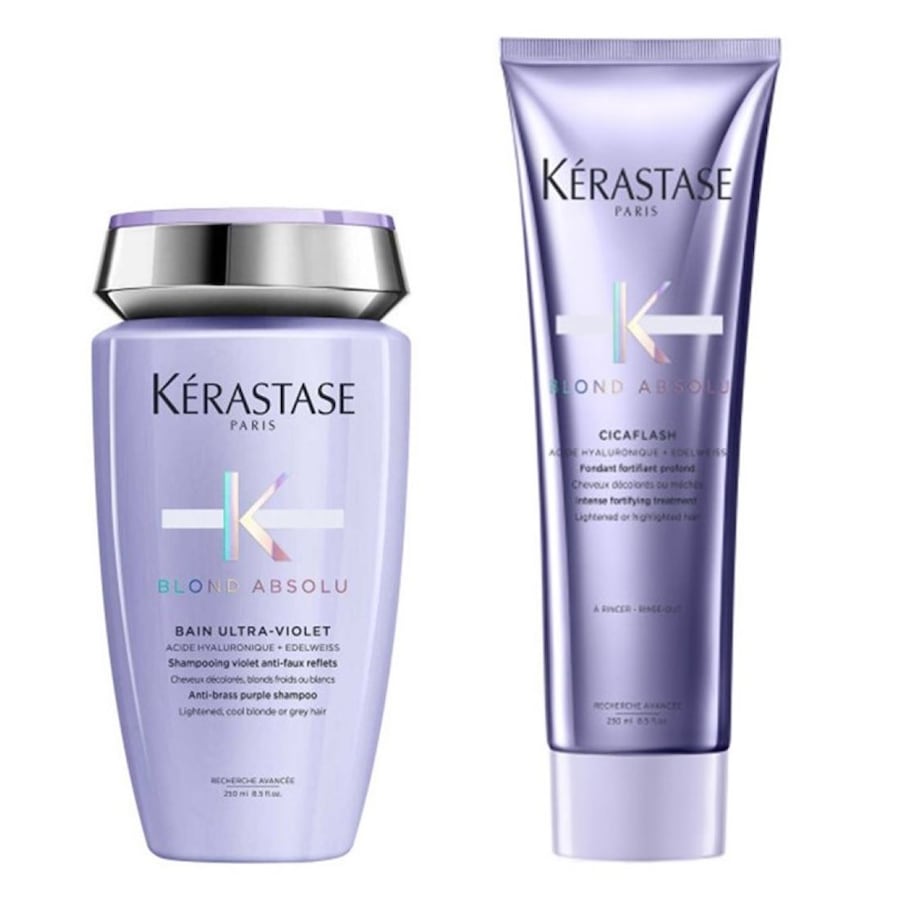 Kérastase Blond Absolu UV Duo (Bain Ultra-Violet / Cicaflash) Damen