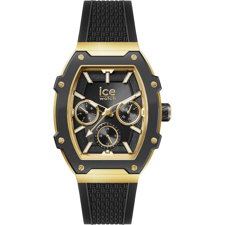 Ice Watch Damenuhr Edelstahl, Aluminium schwarz Damen