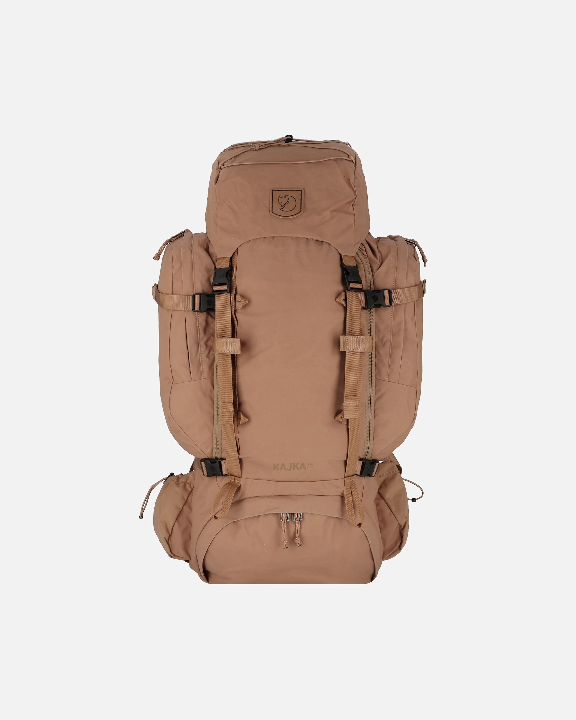 Rucksack für Männlich Fjällräven Kajka Rucksack khaki dust