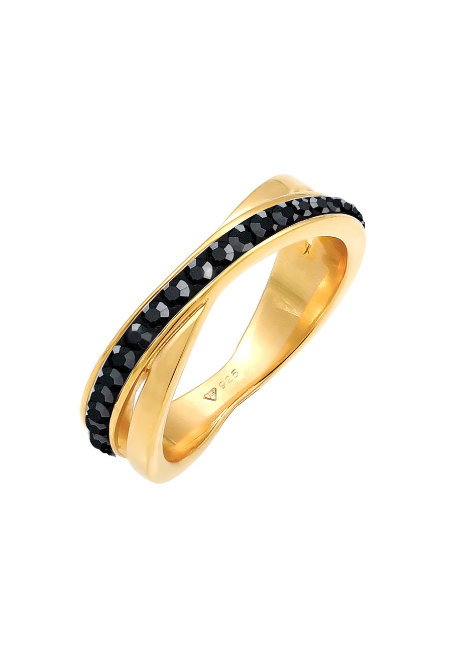 Elli Wickelring Edel 925 Silber, mit Kristallen von Swarovski 62 Damen