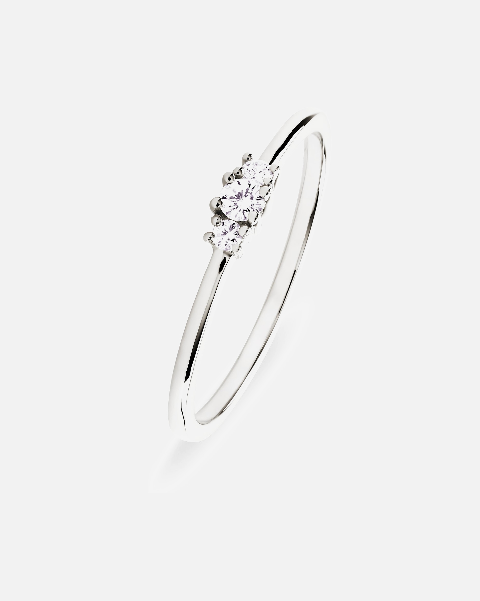 Ring für Weiblich CHRIST Damenring 375er Weißgold 60