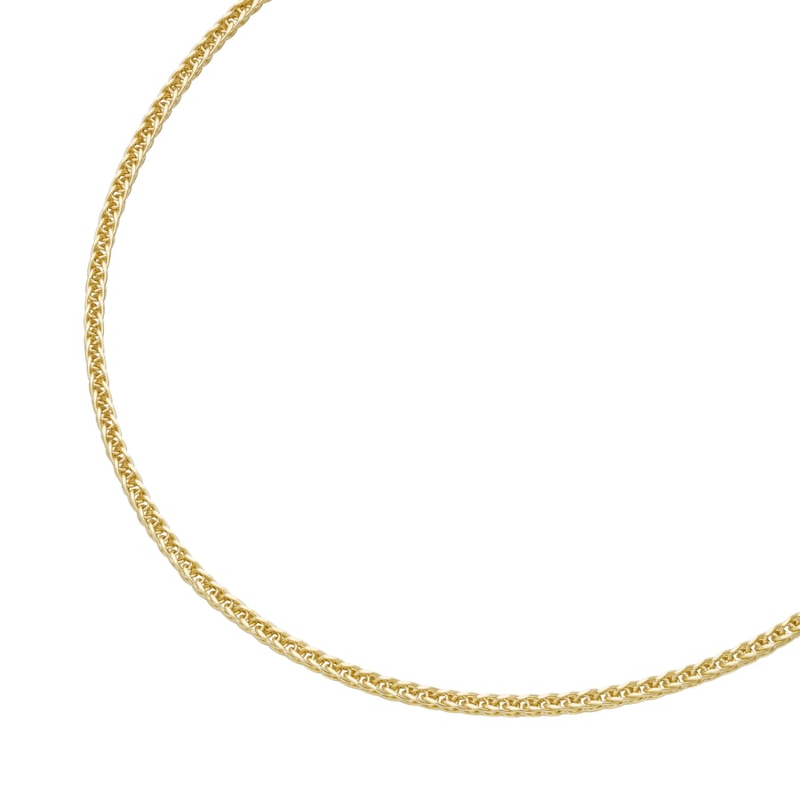 Luigi Merano Kette Zopfkette, Gold 375 45 cm Damen