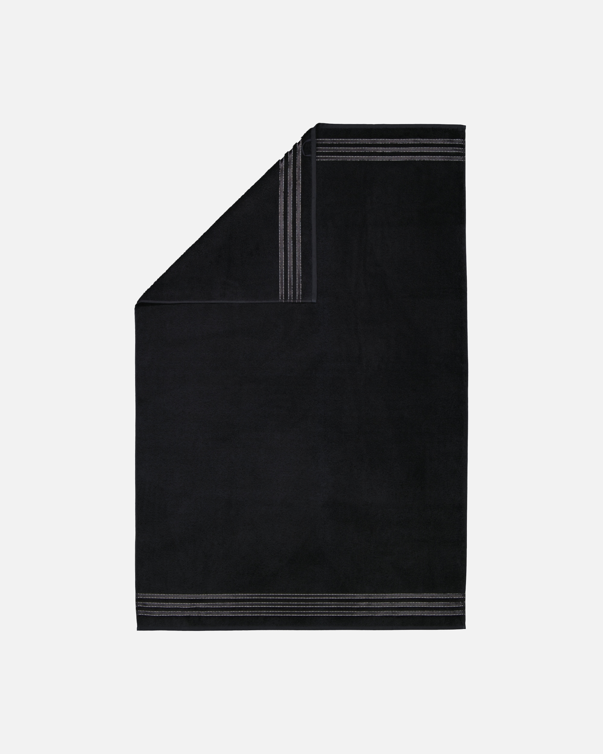 Handtuch für Unisex Vossen Vossen Handtücher Cult de Luxe schwarz - 7900 Badetuch 100x150 cm