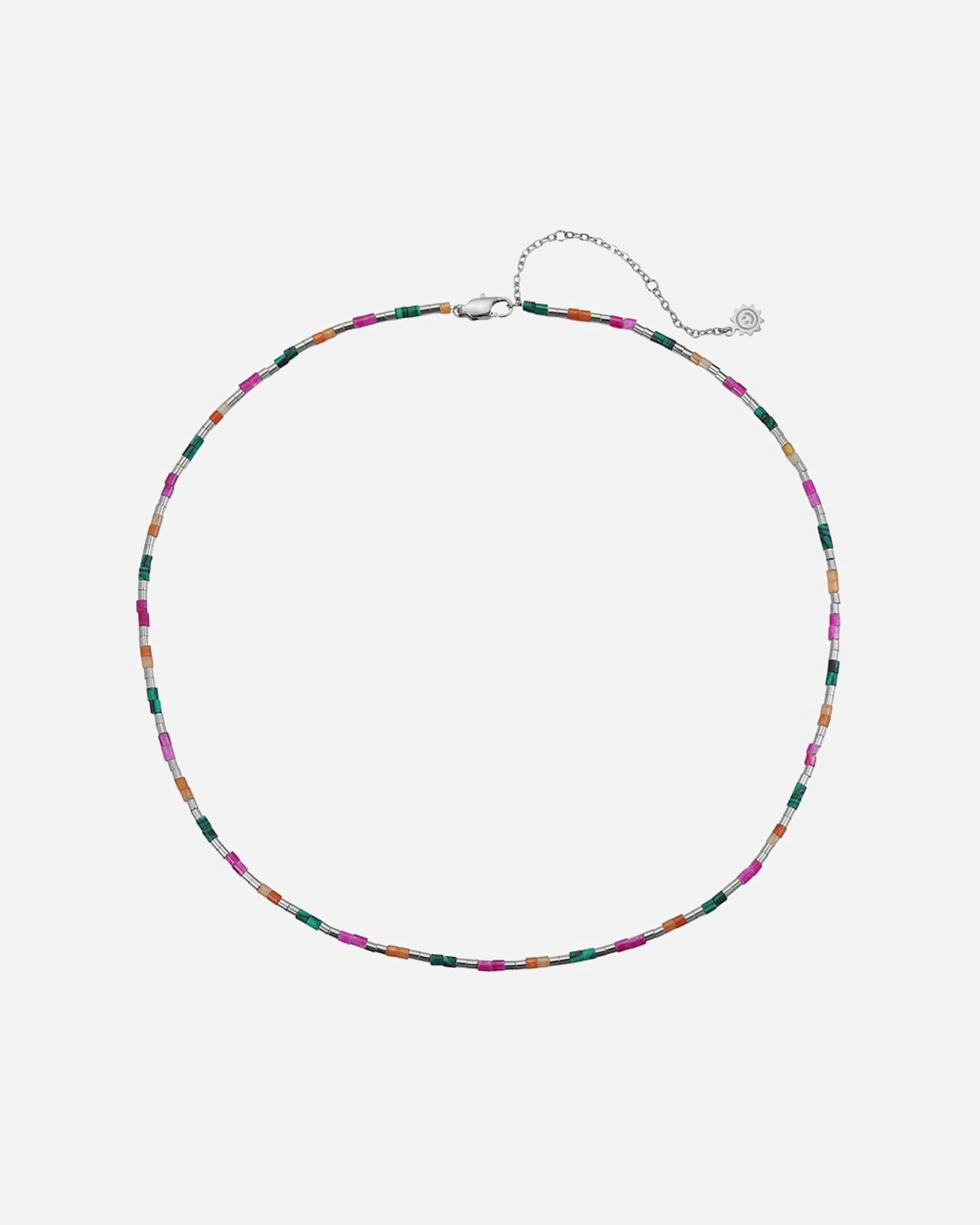 Armband für Weiblich Hey Happiness Default Brand Line Candy Perlen Armband – Edelstahl Armband – wasserfest Silber