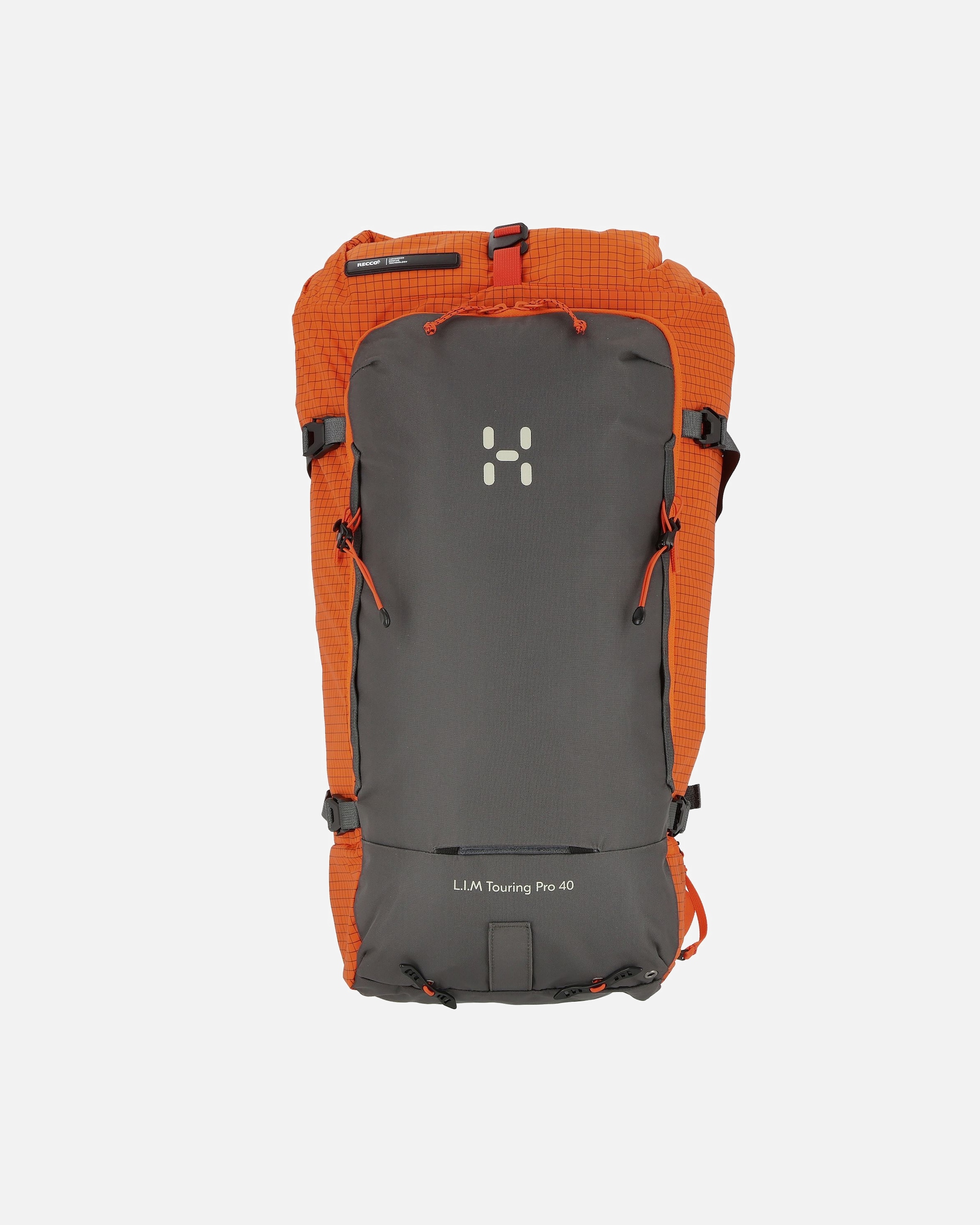 Rucksack für Männlich Haglöfs L.I.M Touring Pro 40 Rucksack magnetite-blaze orange