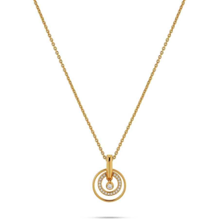 Jette Kette 925er Silber, recycelt gelbgold Damen