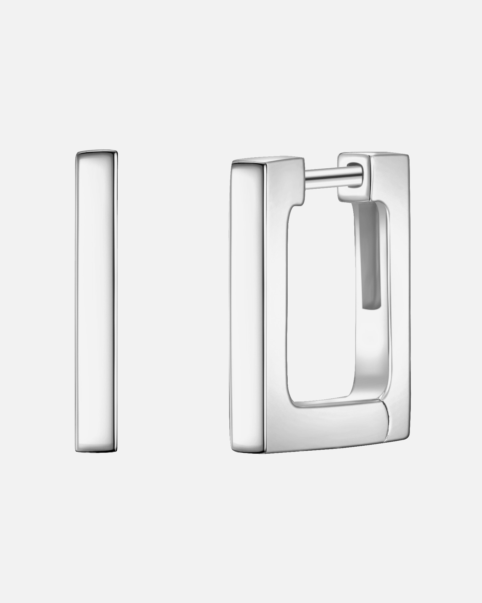 Creolen für Weiblich Glanzstücke München Creolen aus Sterling Silber in silber 14,9 mm