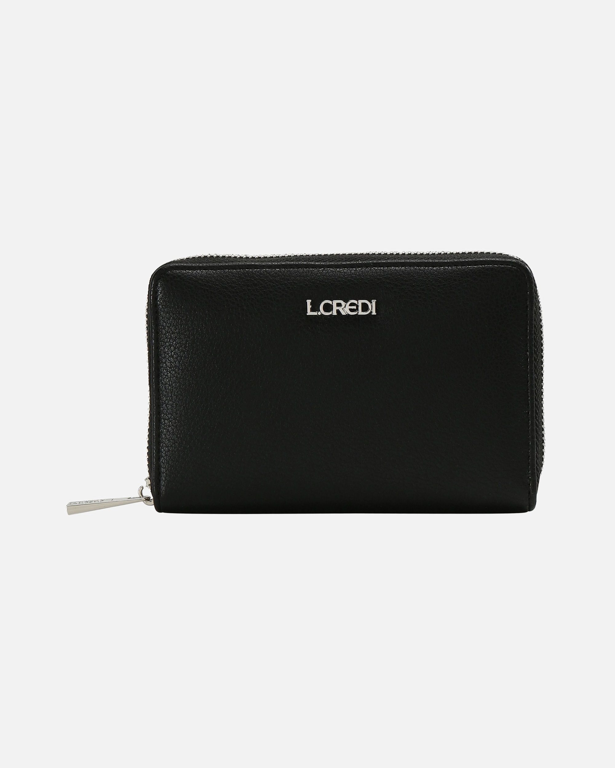 Portemonnaie für Weiblich L.CREDI Filippa Damengeldbörse schwarz