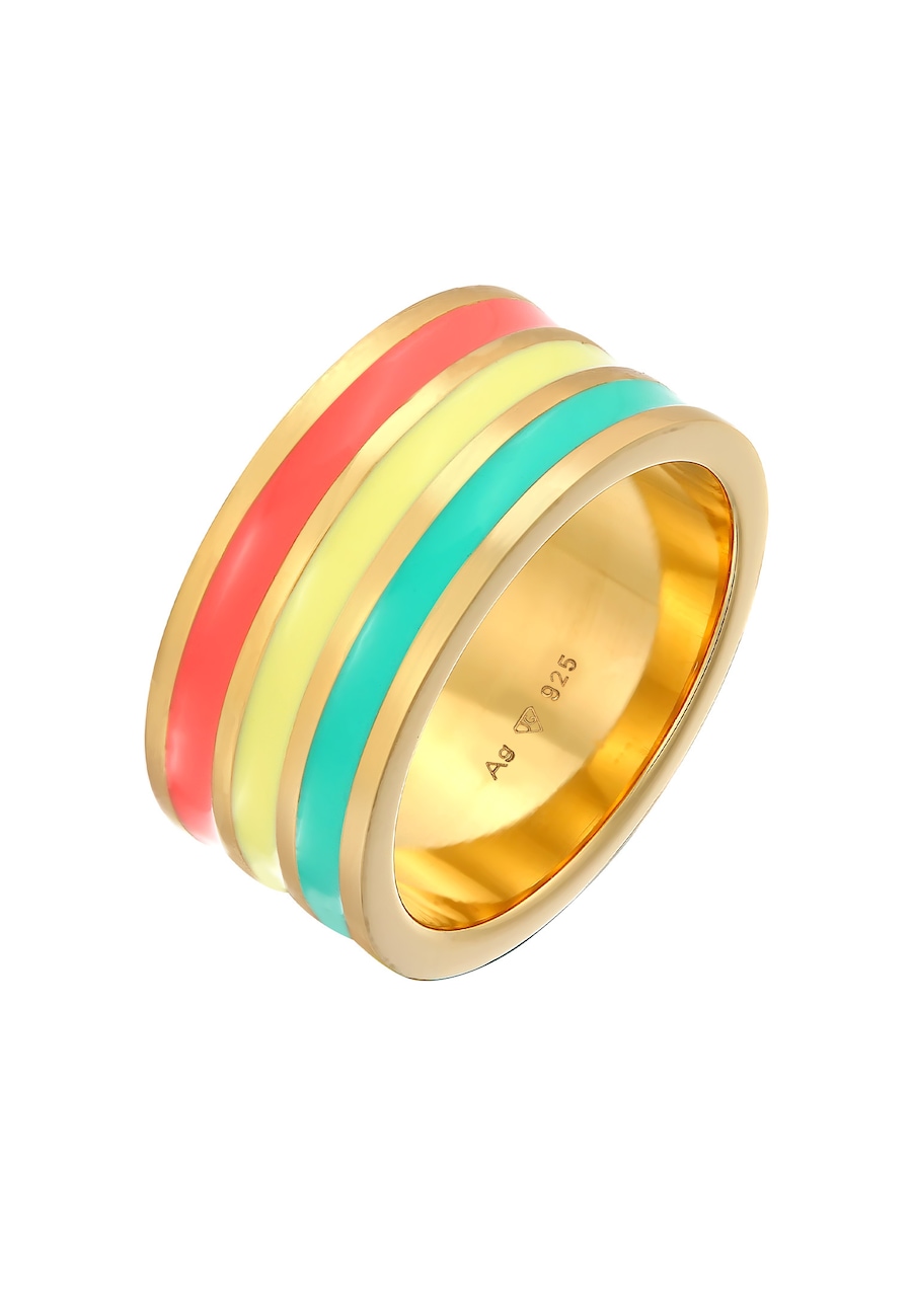 Elli Rillen Emaille 925 Silber 56 Damen