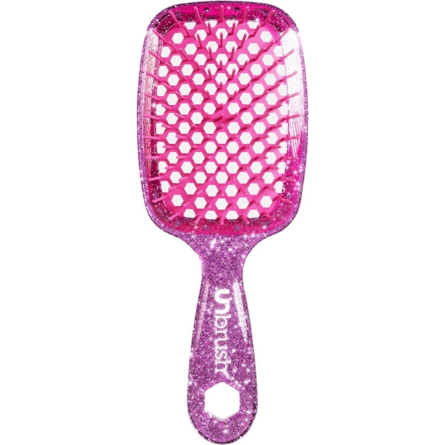 UNbrush Detangling Hair Brush Glitter - Rose Quartz