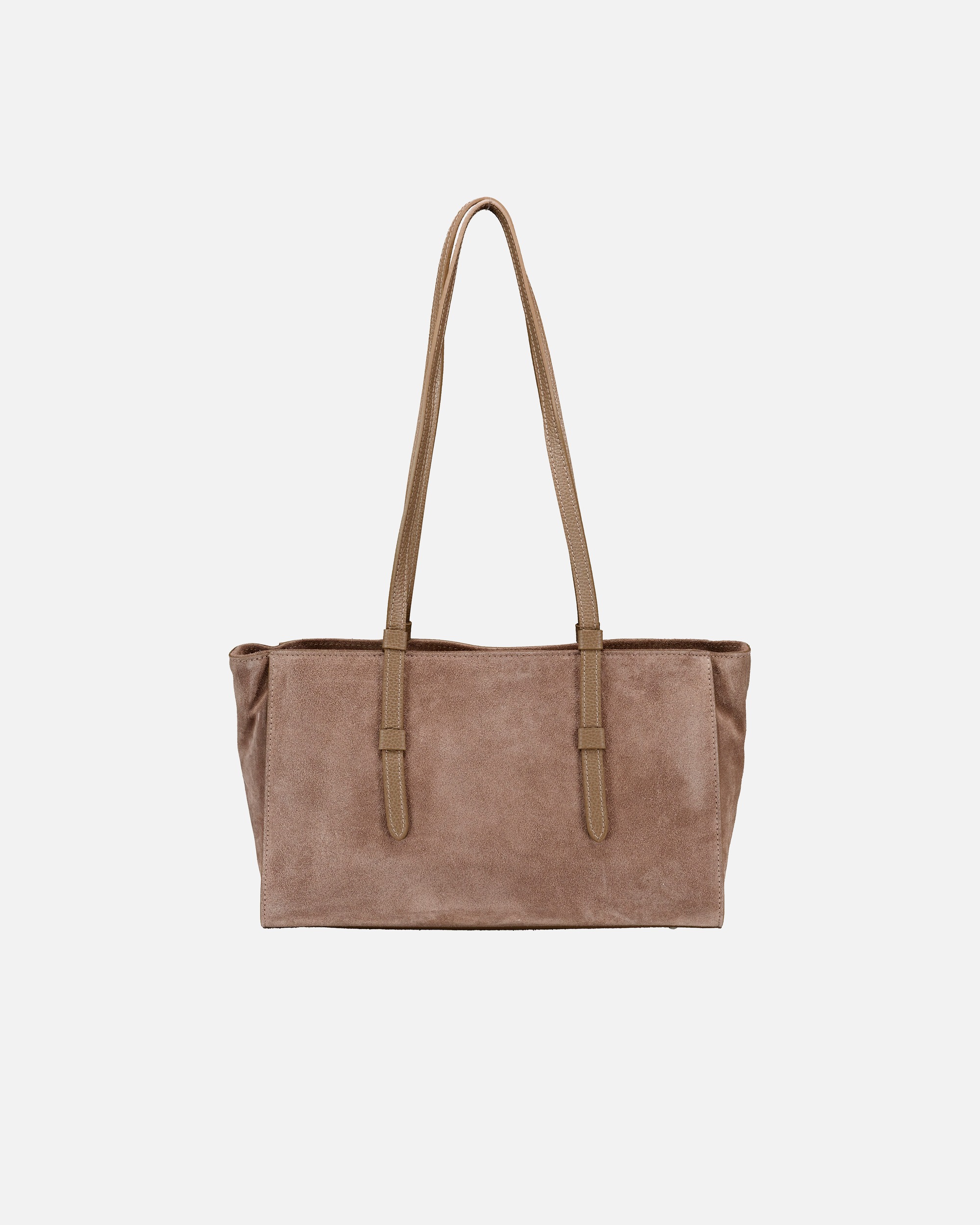 Shopper für Weiblich Hausfelder Manufaktur Shopper Velours Taupe