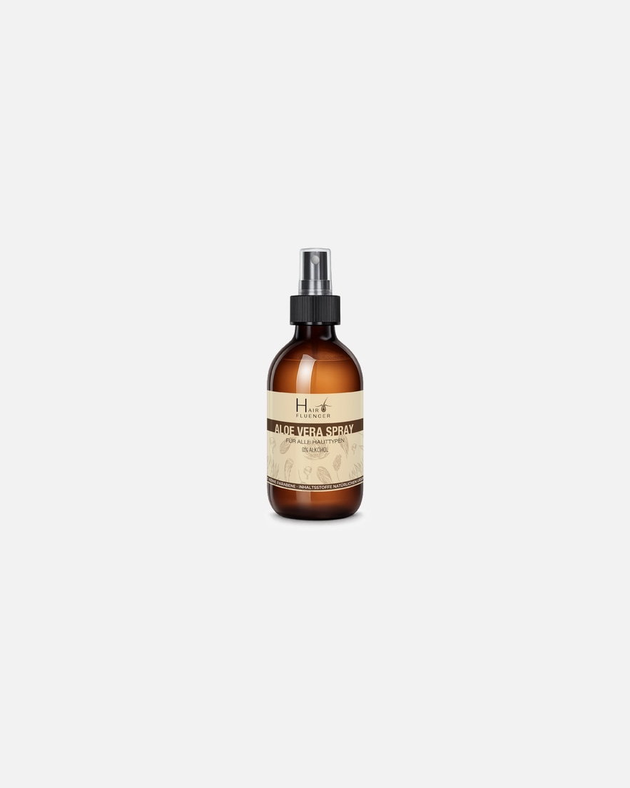 Haartonikum für Männlich Hairfluencer Bio Aloe Vera Spray - Ohne Alkohol 250 ml