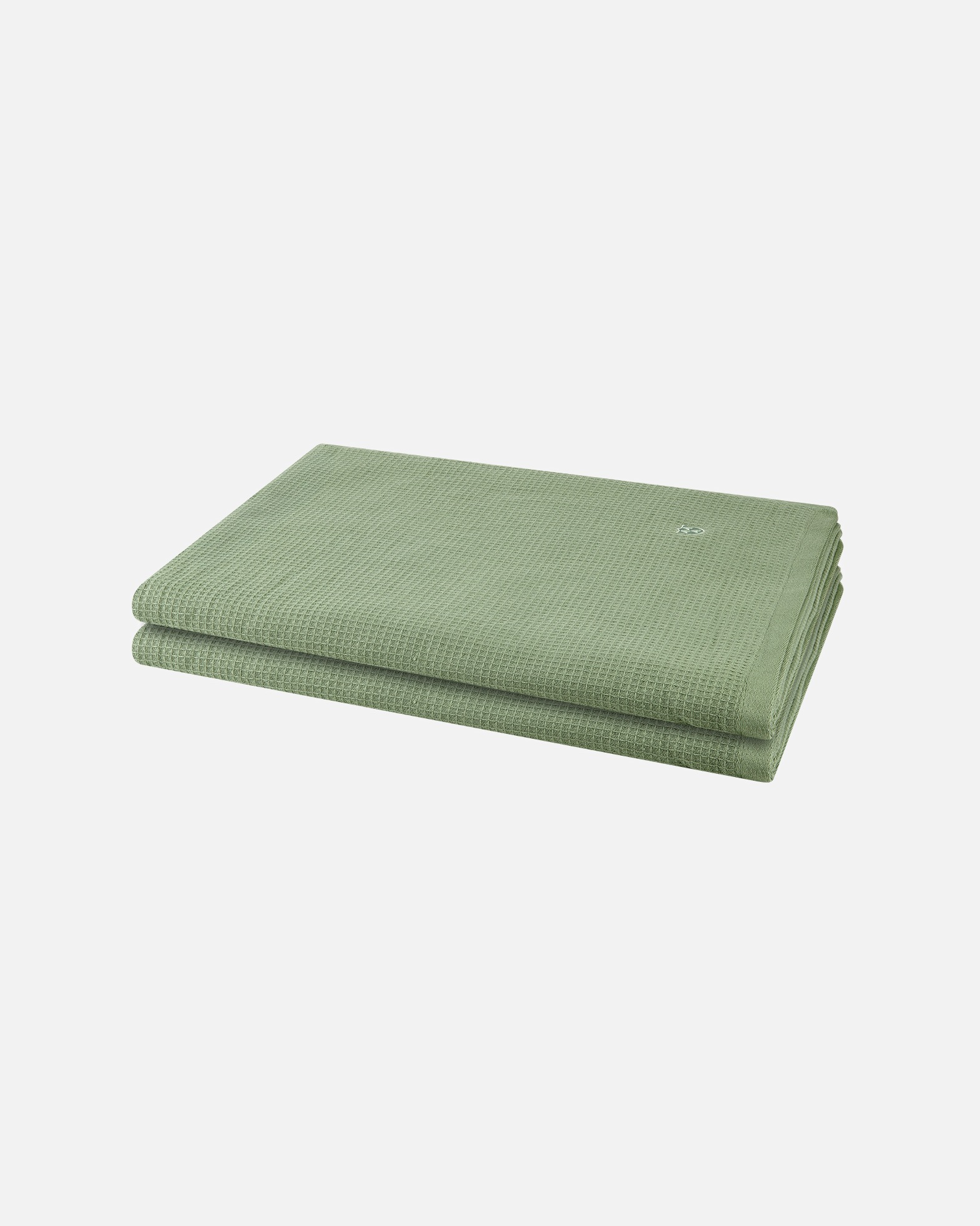 Handtuch für Unisex ROSS Saunatuch-Set Pique (2er Set) Piniengrün