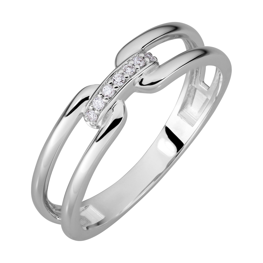 Orolino Ring 585/- Gold Brillant weiß 0,035ct. 056 (17,8) Damen