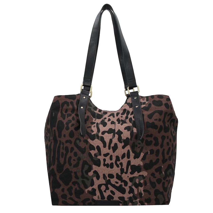Cowboysbag Leopard chic Shopper lazy leopard- black Schwarz Damen