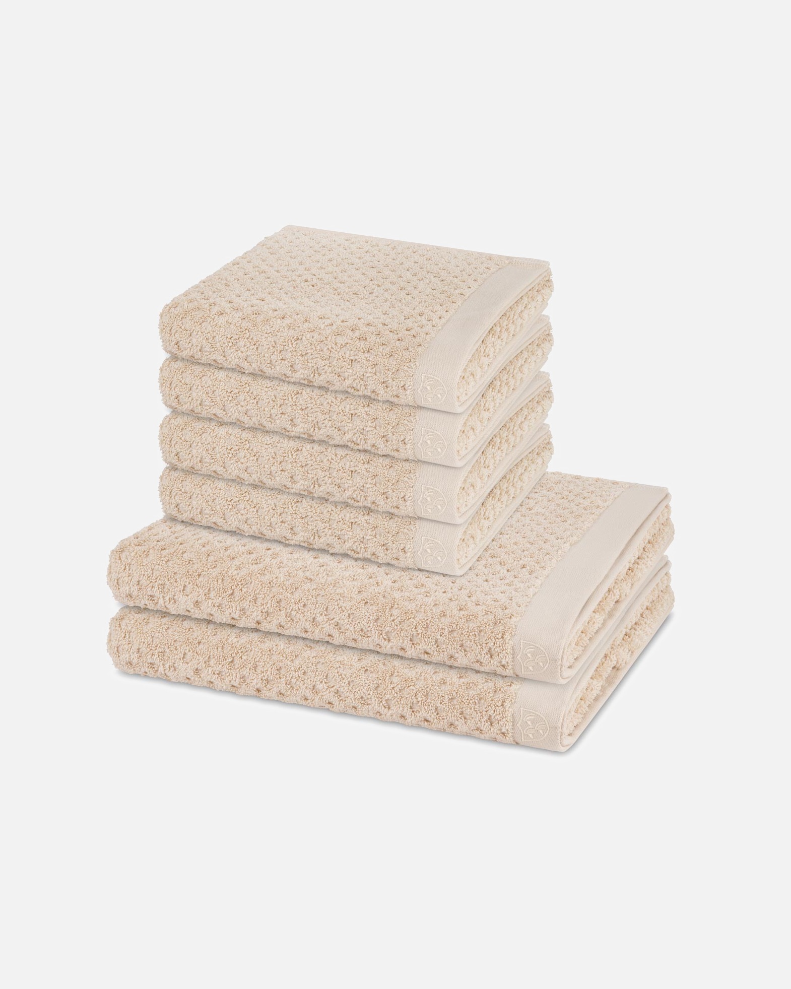 Handtuch für Unisex ROSS Handtuch-Set Harmony (6-teilig) Natur