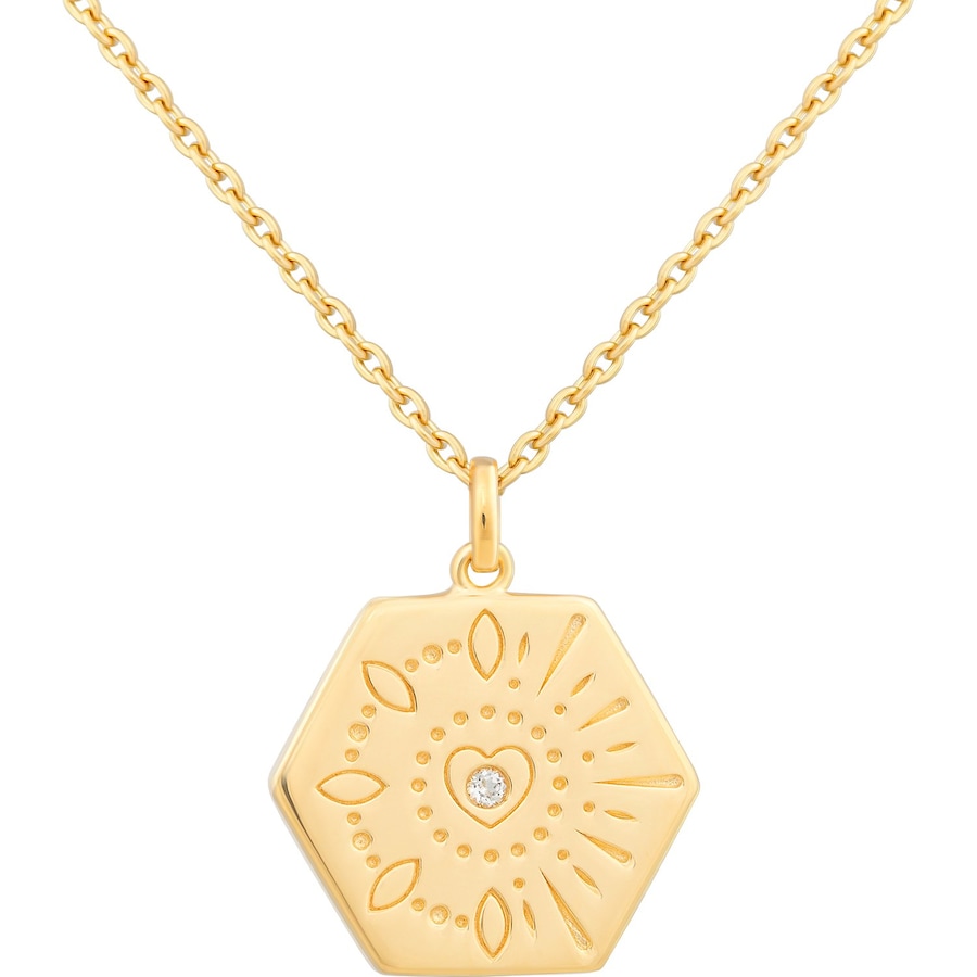 caï Kette 925er Silber One Size Weiss Damen