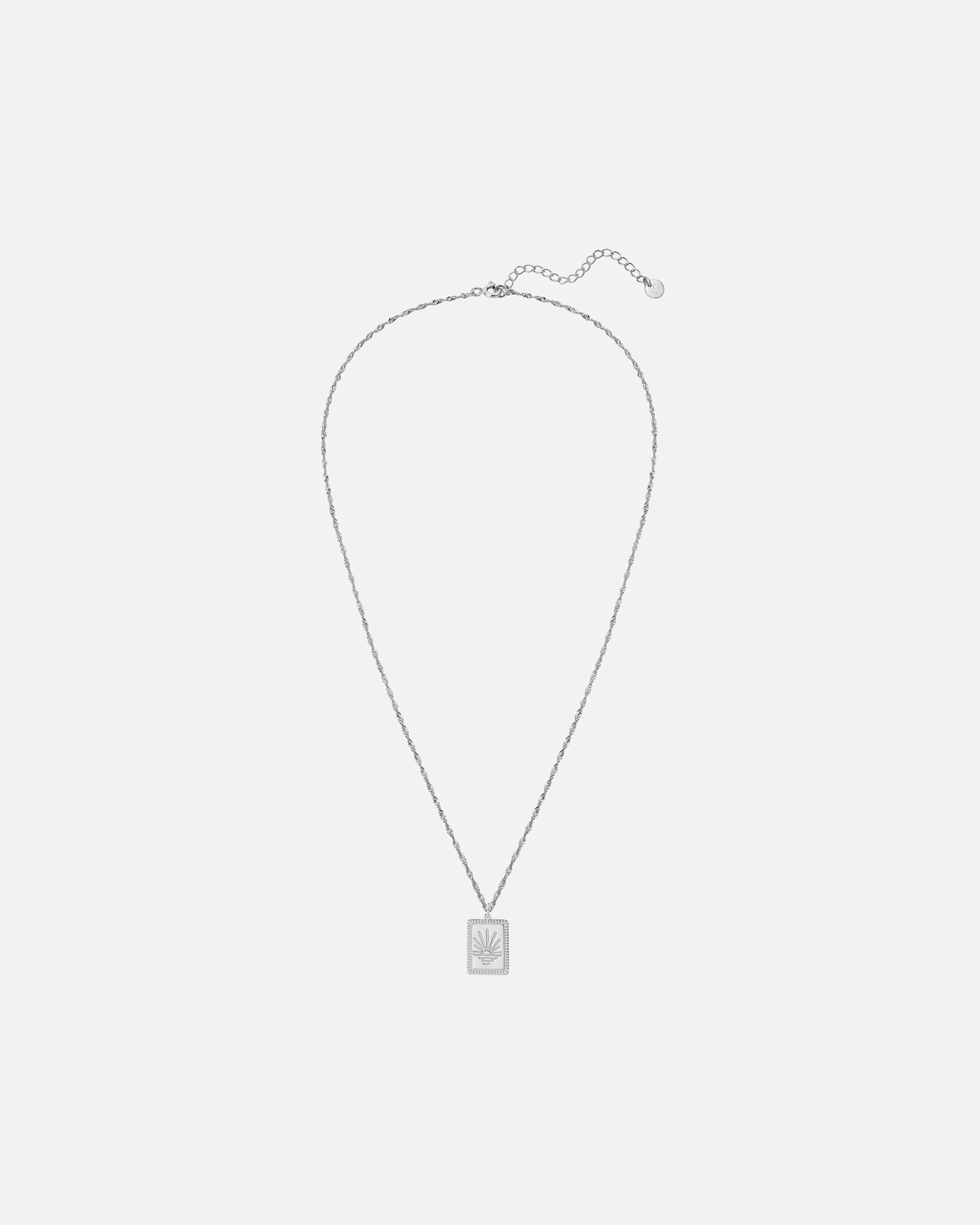 Halskette für Weiblich Glanzstücke München Halskette Sonnenuntergang aus Sterling Silber in silber 40,0 cm Basiskette + 5,0 cm Verlängerung