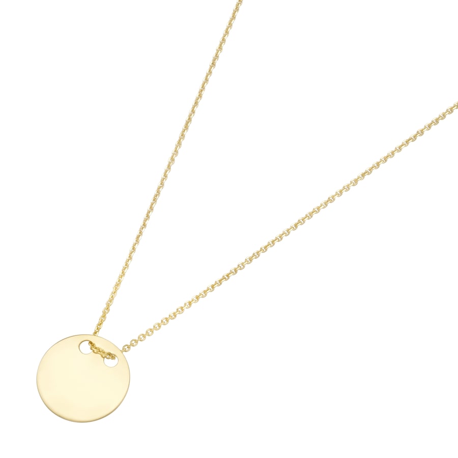 Luigi Merano Kette kleines Plättchen, Gold 585 45 cm Damen