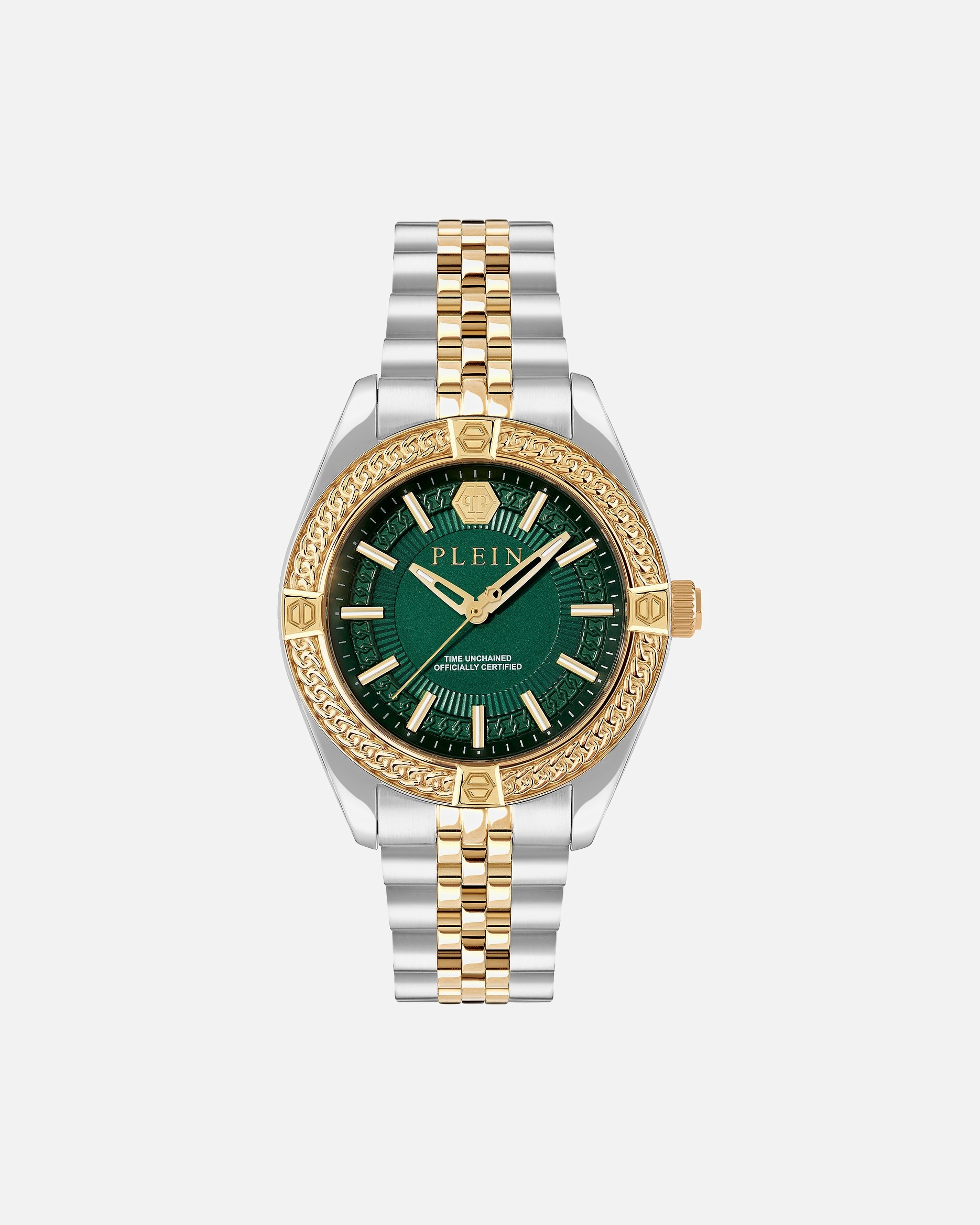 Uhr für Männlich PHILIPP PLEIN Herrenuhr Edelstahl bicolor