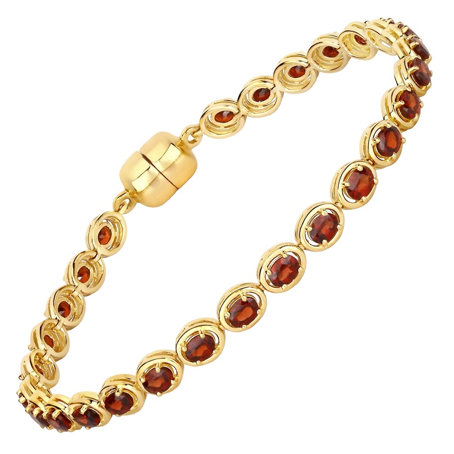 Rafaela Donata Armband Sterling Silber Citrin in Gelbgold Red Damen