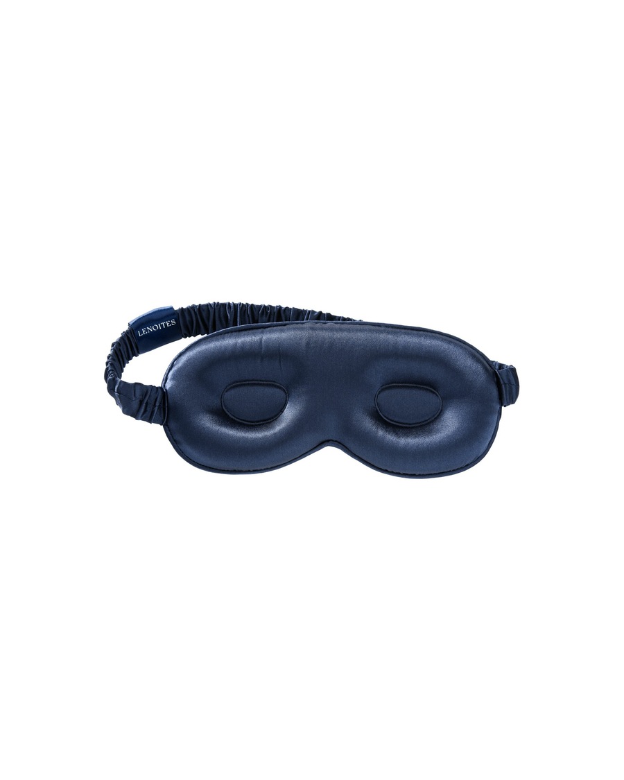 Lenoites Schlafmaske 'Silk Sleep Mask' navy Blau Damen