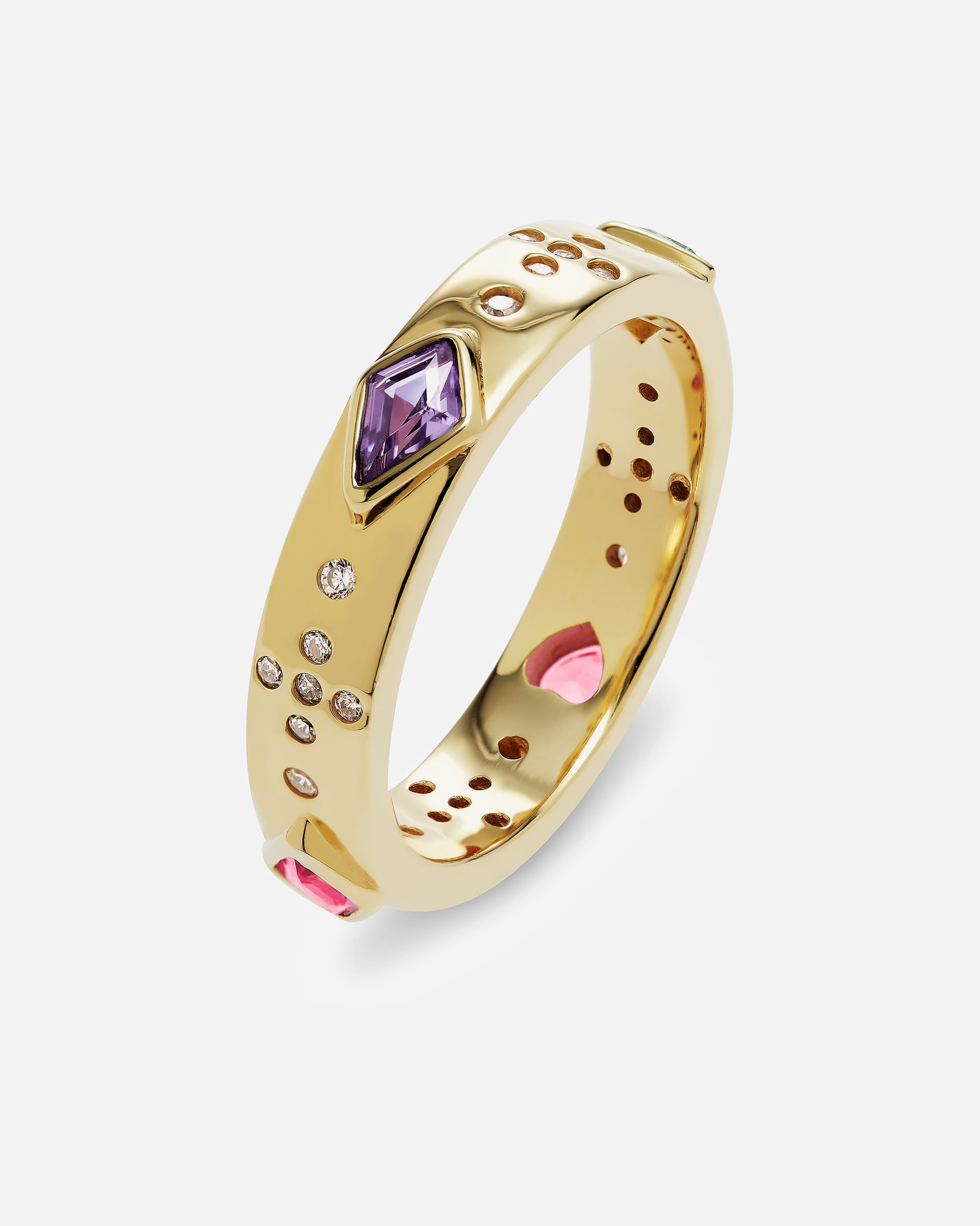 Ring für Weiblich Jette Damenring 925er Silber, recycelt 57