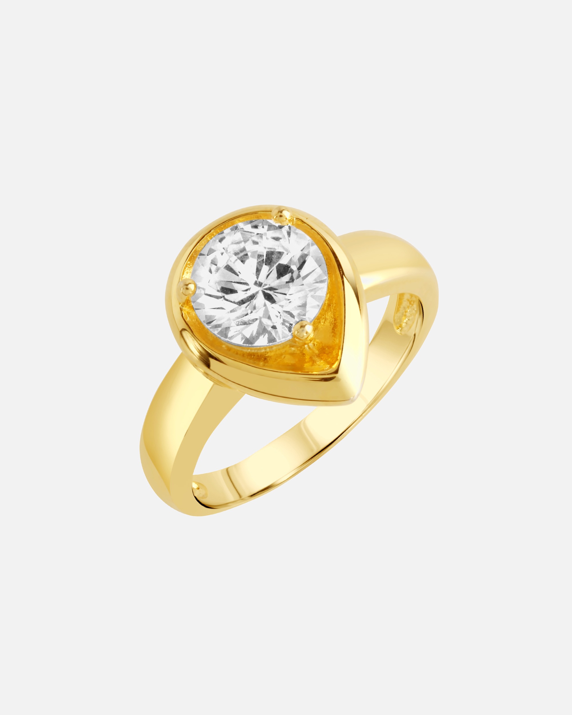 Ring für Weiblich Zeeme Ring 925/- Sterling Silber Zirkonia weiß 017 (53,5)