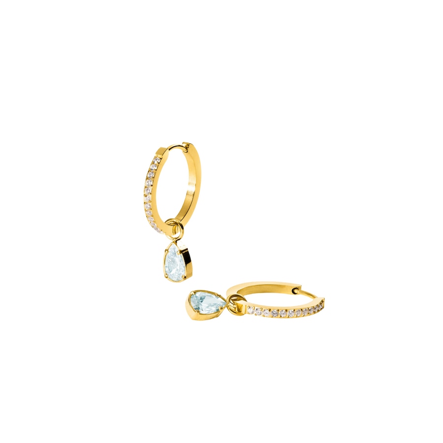Purelei Felice Bluemarine Ohrringe 100% Edelstahl Gold Hellbraun