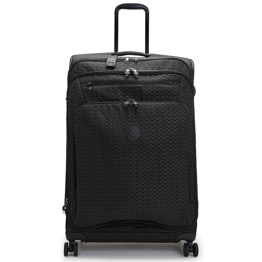 Kipling Basic Plus New Youri Spin 4 Rollen Trolley L 76 cm mit Dehnfalte signature emb Schwarz Damen
