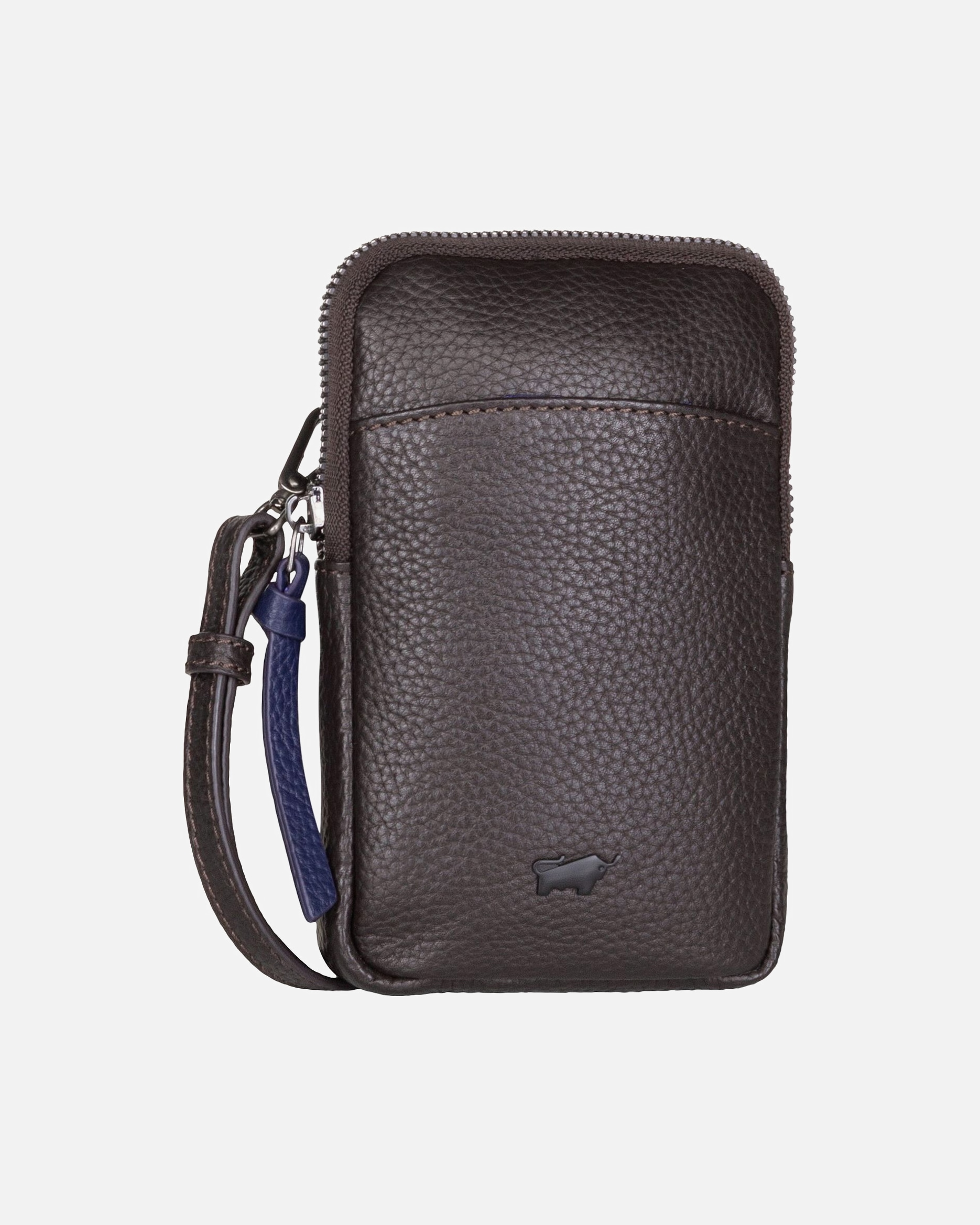 Umhängetasche für Männlich Braun Büffel Umhängetasche Novara Phone Pouch Choco