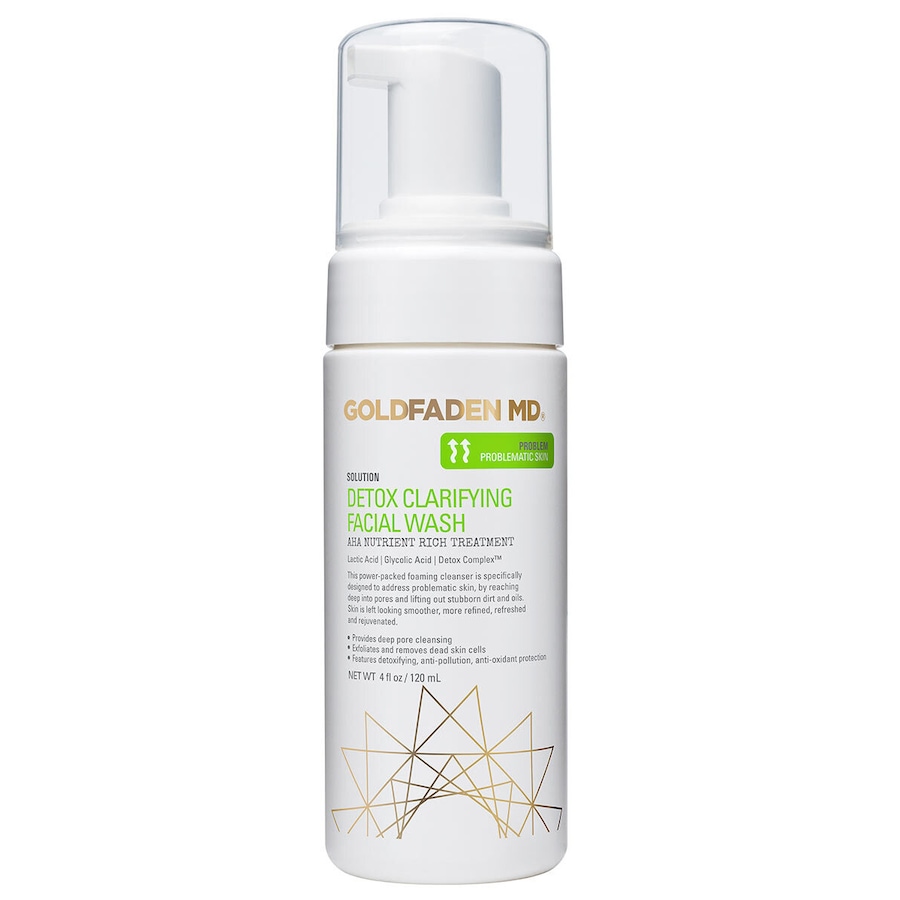 Goldfaden Detox Clarifying Facial Wash - AHA Nutrient Rich Treatment 120 ml