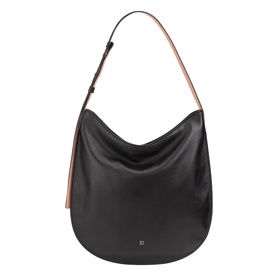 DuDu Schultertasche black Grau Damen