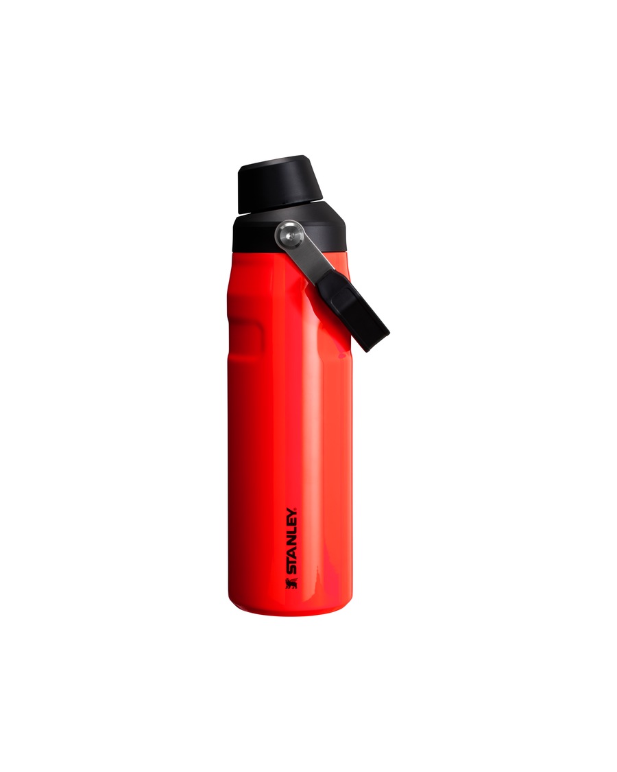 Stanley 1913 Isolierflasche - 0,7L THE ICEFLOW FAST FLOW BOTTLE Neon Orange Rot