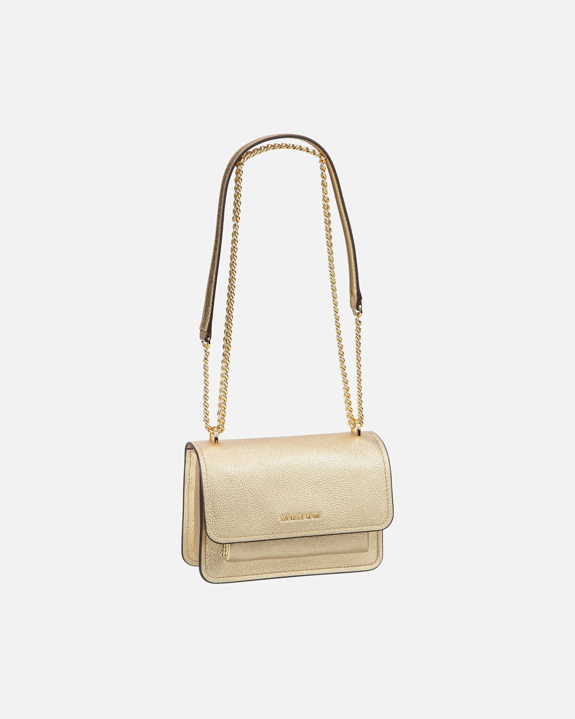 Handtasche für Weiblich Michael Kors Default Brand Line Handtasche Claire SM Xbody Pebble Pale Gold